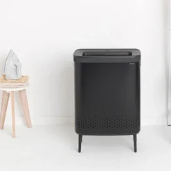 Brabantia Bo Wäschekorb Hi, 90 L, Rechteckig, Schwarz, Schwarz, 540 Mm, 320 Mm -Leifheit || Vileda || Wenko Verkaufsgeschäft 001e93a10ce57071482d14465c0b60d4