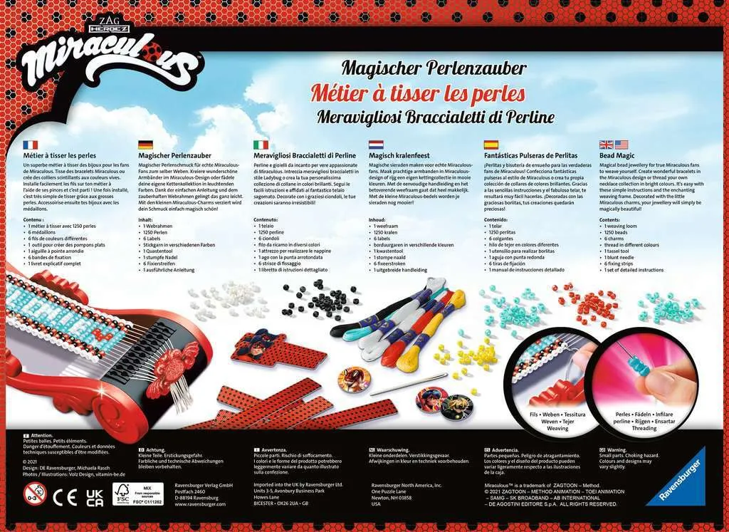 Magischer Perlenzauber Miraculous Ravensburger 18127 2 Magischer Perlenzauber Miraculous Ravensburger 18127 – Bild 2