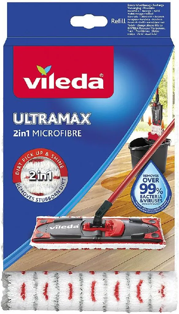 Vileda Wischbezug Ultramax Sensitive 2in1 33,5 Cm 1 Vileda Wischbezug Ultramax Sensitive 2in1 33,5 Cm