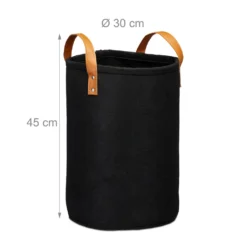 Relaxdays Wäschekorb Filz Tragbar -Leifheit || Vileda || Wenko Verkaufsgeschäft 01e6522b518d5f540b3523eddd7e63d0