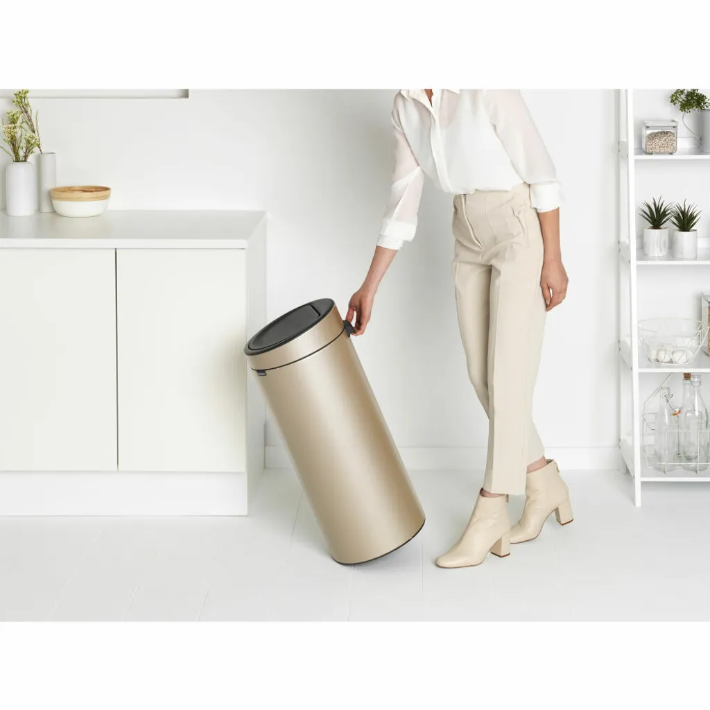 Brabantia Kitchen Touch Bin, Champagner, 30 L 4 Brabantia Kitchen Touch Bin, Champagner, 30 L – Bild 4