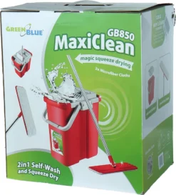 MaxiClean Bodenwischer-Set 2in1 Mit 360°-Teleskopstiel -Leifheit || Vileda || Wenko Verkaufsgeschäft 046a227131bbf70253227d3e2e471eca