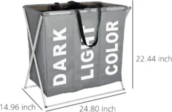 Wenko Wäschesammler Trio Grau -Leifheit || Vileda || Wenko Verkaufsgeschäft 0493616737d1e88afb5dbb36f285ca90