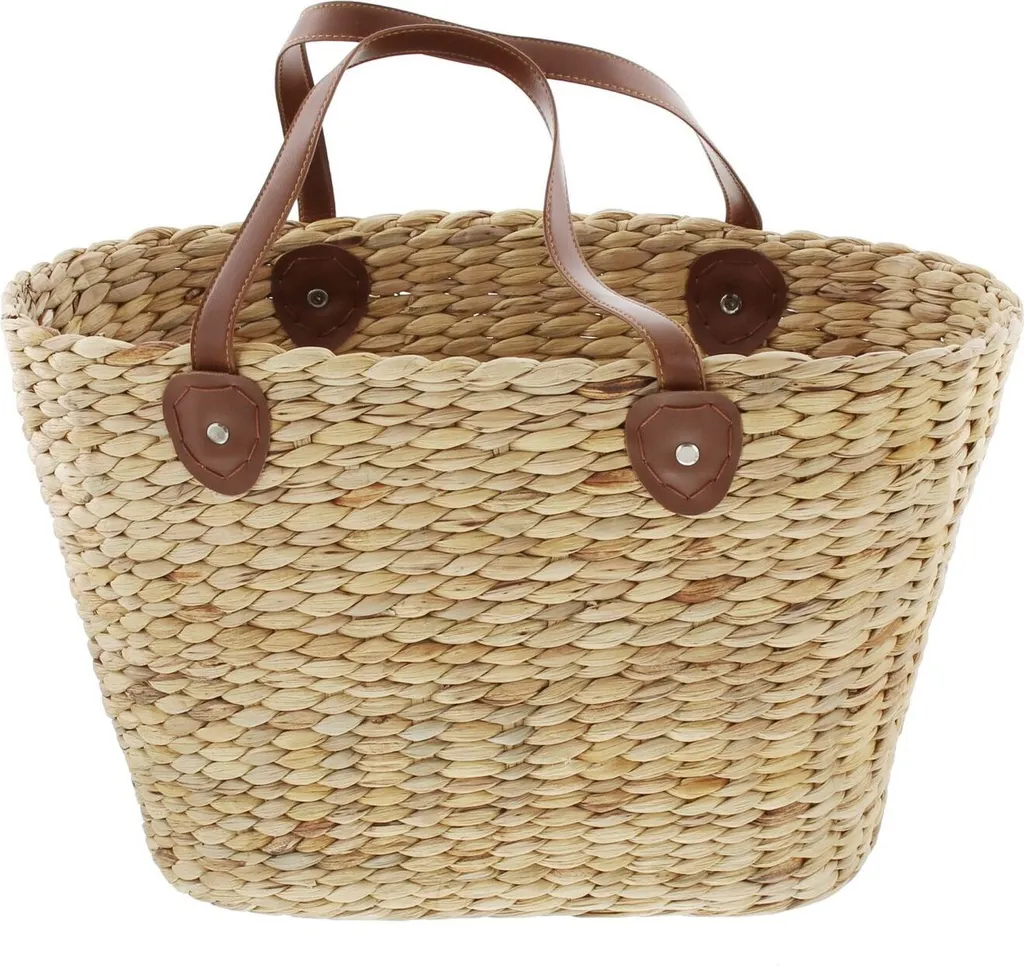 Einkaufstasche 'Naturoptik' Lebensmittel Obst Gemüse Naturgeflecht Korb 2 Einkaufstasche 'Naturoptik' Lebensmittel Obst Gemüse Naturgeflecht Korb – Bild 2