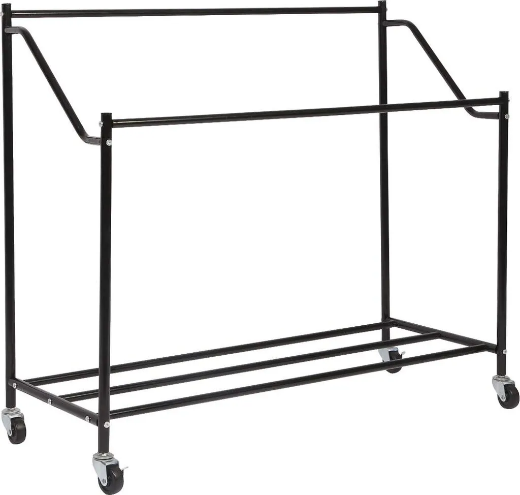 Meerveil Wäschekörbe, Mit Rollen, Schwarz, 4 Fächer 7 Meerveil Wäschekörbe, Mit Rollen, Schwarz, 4 Fächer – Bild 7