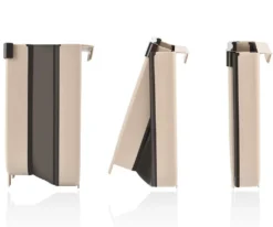 2 Stück Faltbarer Mülleimer Hängend | Volumen 9 L | Abfalleimer FürMüll | Abfallsammler Küche | Klappbarer Abfall Korb Für Die Schranktür | Auch Für Auto, Wohnmobil, LKW Geeignet | Farbe [braun]