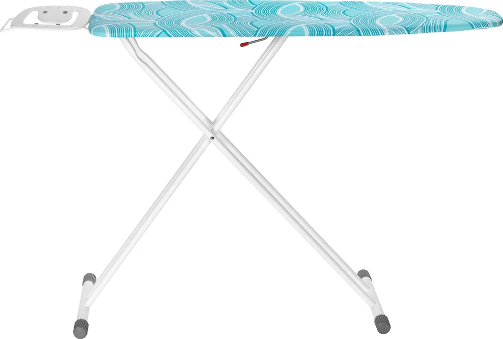 WENKO Bügelbrett Advance, Dampfbügelgeeignet, Höhenverstellbar 73-95 Cm, 120 X 42 Cm Bügelfläche, Bügeltisch Mit 8 Mm Polsterung | Inkl. 2er Set Reinigungsschwämme Gratis 9 WENKO Bügelbrett Advance, Dampfbügelgeeignet, Höhenverstellbar 73-95 Cm, 120 X 42 Cm Bügelfläche, Bügeltisch Mit 8 Mm Polsterung | Inkl. 2er Set Reinigungsschwämme Gratis – Bild 9