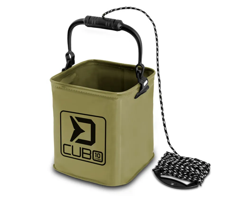 DELPHIN Falteimer CUBO, Angeleimer, 18x18x20cm, Grün, 101001018 1 DELPHIN Falteimer CUBO, Angeleimer, 18x18x20cm, Grün, 101001018