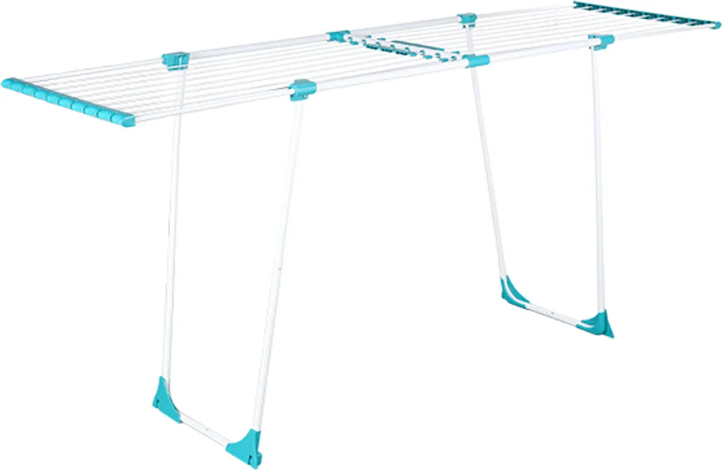 Ausziehbarer Wäscheständer Wäschetrockner Wäschehalter Wäscheaufhänger 20m 2 Ausziehbarer Wäscheständer Wäschetrockner Wäschehalter Wäscheaufhänger 20m – Bild 2
