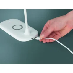 MAXXMEE LED-Tischleuchte Mit Wireless Charging - 3 Farbtemperaturen LED Tischleuchte Tischlampe Lampe USB Leuchte Wireless Touchfunktion Leselampe -Leifheit || Vileda || Wenko Verkaufsgeschäft 09154bfbb5cdca83e9bcedaadd0866c2
