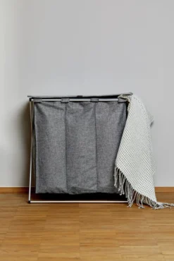 Wenko Wäschesammler Trio Top Grau Meliert -Leifheit || Vileda || Wenko Verkaufsgeschäft 098fca53bd758c83ee7b485942467b41