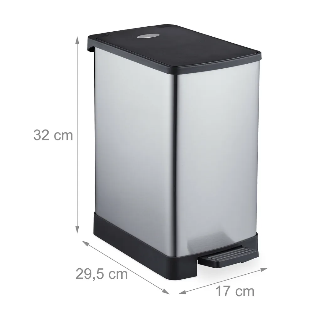 Relaxdays Kosmetikeimer Edelstahl 4 Relaxdays Kosmetikeimer Edelstahl – Bild 4