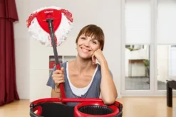 Vileda Wischmop-Set Turbo Easy Wring & Clean Incl. Powerschleuder Und Fußpedal, Farbe Grau -Leifheit || Vileda || Wenko Verkaufsgeschäft 0a0f3fa209c35de884fef90d11e98323