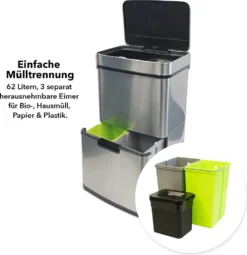 Mülleimer Dirk Bewegungssensor Für Hygienisches Öffnen 62 Liter 9 Mülleimer Dirk Bewegungssensor Für Hygienisches Öffnen 62 Liter -Leifheit || Vileda || Wenko Verkaufsgeschäft 0a2749e47c9ec0fc1447c08e2a3e6478