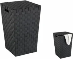 Wenko Wäschetruhe Adria Square Schwarz -Leifheit || Vileda || Wenko Verkaufsgeschäft 0a8c004ce617cbac2951e51f4ed5b56e