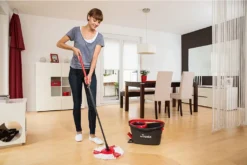 Vileda Wischmop-Set Turbo Easy Wring & Clean Incl. Powerschleuder Und Fußpedal, Farbe Grau -Leifheit || Vileda || Wenko Verkaufsgeschäft 0d4df88080eb084dd56a7eb53f6fc694