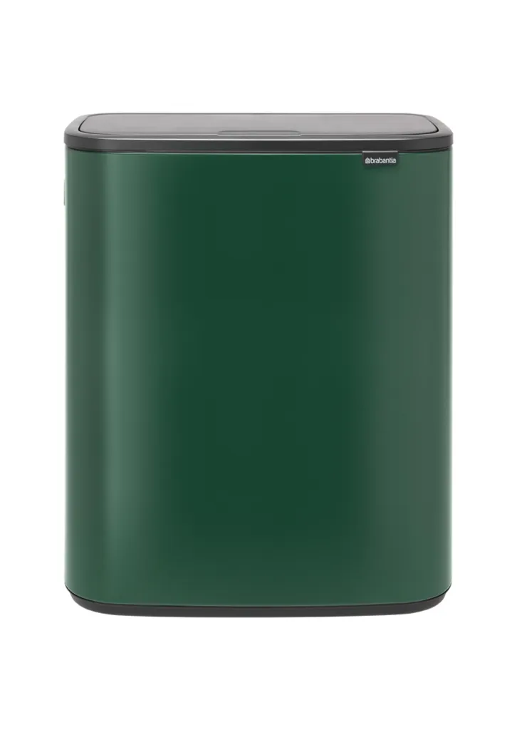 MÜLLTRENNER 2 X 30 L Müllsortierer Abfalleimer Müllsammler Dunkelgrün BRABANTIA 2 MÜLLTRENNER 2 X 30 L Müllsortierer Abfalleimer Müllsammler Dunkelgrün BRABANTIA – Bild 2