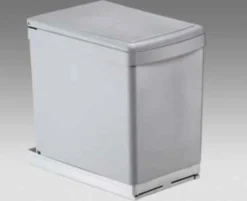 WESCO Einbau-Abfallsammler 30DT - 16 Liter, Hinter Drehtüren, Alugrau -Leifheit || Vileda || Wenko Verkaufsgeschäft 0ebf1f44c81c4d2a6e15ef08831a6b11