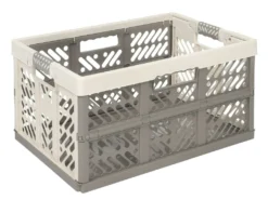Keeeper Profi-Klappbox "ben", 45 Liter, PP, Creme / Taupe