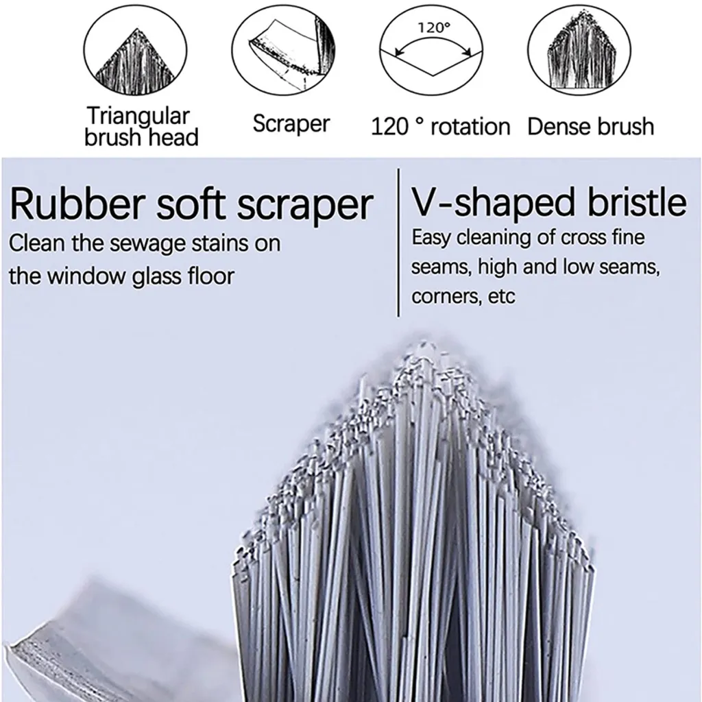 Schrubber Besen Mit Steifen Borsten Zur Reinigung Von Fliesen, Badezimmer, Bad, Badewanne Und Patio Bodenwischer, Gelb 2 Schrubber Besen Mit Steifen Borsten Zur Reinigung Von Fliesen, Badezimmer, Bad, Badewanne Und Patio Bodenwischer, Gelb – Bild 2