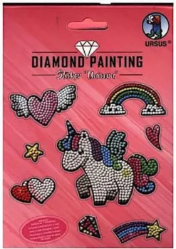 Diamond Painting Sticker "Unicorn" -Leifheit || Vileda || Wenko Verkaufsgeschäft 12ef1ee7de89479d742db2cbe706a192