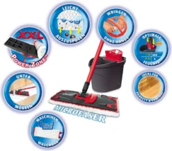 Vileda ULTRAMAX Komplett-Set Bodenwischer Und Eimer PowerPresse -Leifheit || Vileda || Wenko Verkaufsgeschäft 13cf23dac8b527ae471d840f3c78c314