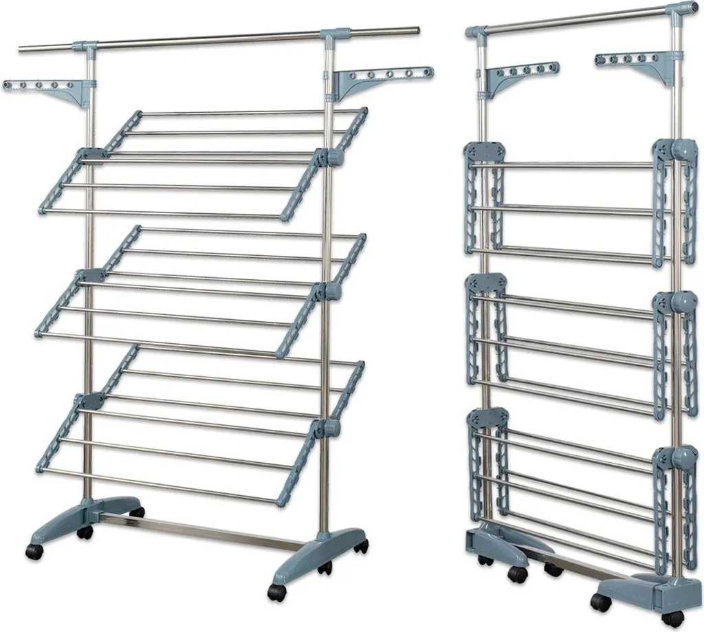 Herzberg HG-5015; Wschetrockner Multifunktions-faltbar Weiß 11 Herzberg HG-5015; Wschetrockner Multifunktions-faltbar Weiß – Bild 11