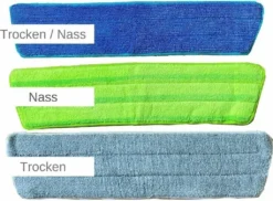 Ilbay's 3 Stück Kratzfreie Bodenwischer, Für Alle Bodenarten, Strukturierte, Waschbarer, Entfernt Hartnäckigen Schmutz