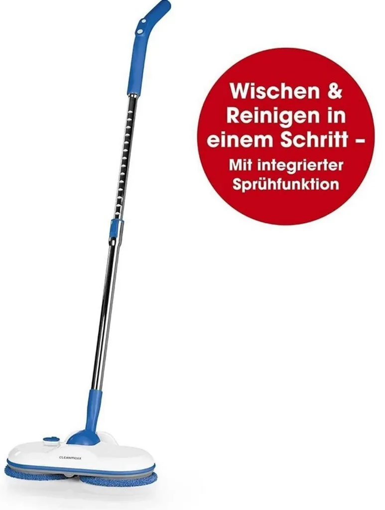 CLEANmaxx Akku-Spray-Mopp Mit 2 Rotierenden Reinigungspads - Bodenwischer 2 CLEANmaxx Akku-Spray-Mopp Mit 2 Rotierenden Reinigungspads - Bodenwischer – Bild 2