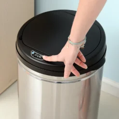 HOMCOM Edelstahl Automatik Sensor Mülleimer Abfalleimer IR Sensor Mit/ohne Inneneimer Rund 50 L 15 HOMCOM Edelstahl Automatik Sensor Mülleimer Abfalleimer IR Sensor Mit/ohne Inneneimer Rund 50 L -Leifheit || Vileda || Wenko Verkaufsgeschäft 156f46c6e71273151254589816ba9431