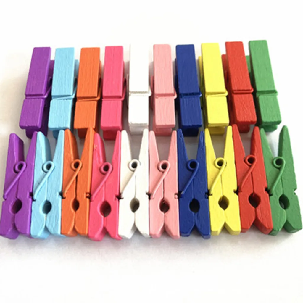100 Stück Wäscheklammern, Farbig Wäscheklammer Klammern DekoKlammern Holzwäscheklammern Holzklammern Zierklammern Für Fotos Fotowand Clothespins DIY Handwerks 8 100 Stück Wäscheklammern, Farbig Wäscheklammer Klammern DekoKlammern Holzwäscheklammern Holzklammern Zierklammern Für Fotos Fotowand Clothespins DIY Handwerks – Bild 8