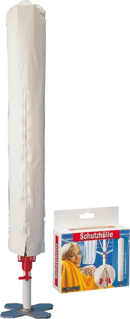 Blome Universal Schutzhülle Wäschespinne / Sonnenschirm 175x34cm Weiß 8 Blome Universal Schutzhülle Wäschespinne / Sonnenschirm 175x34cm Weiß – Bild 8
