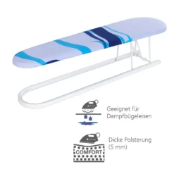 WENKO Ärmelbrett, 52 X 12 Cm | Inkl. 2er Set Reinigungsschwämme Gratis -Leifheit || Vileda || Wenko Verkaufsgeschäft 18821a44c2babefed009dbead44184b2