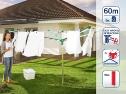 Leifheit Wäscheschirm Linomatic 600 Deluxe Cover -Leifheit || Vileda || Wenko Verkaufsgeschäft 18e0896fa0a96e28949c0d39dc411cfd