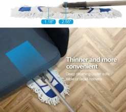 Mikrofaser Staubmop Trocken Und Nass Reinigungsmopp Mit Verstellbarem Griff -Leifheit || Vileda || Wenko Verkaufsgeschäft 194fd89140ecda90484d7b513500310a