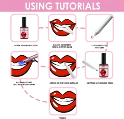 1 Satz Zähne Edelsteine Kit, Zahnwerkzeug Mit Aushärtungslicht Und Kleber Zahnschmuck Zähne Dekoration -Leifheit || Vileda || Wenko Verkaufsgeschäft 1952a5d0166ebcc6316e14535c5be235