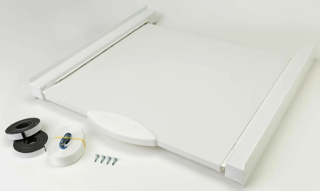 Roller Verbindungsrahmen Mit Ablage Für Waschmaschine Trockner 60x60 Cm Weiß 2 Roller Verbindungsrahmen Mit Ablage Für Waschmaschine Trockner 60x60 Cm Weiß – Bild 2