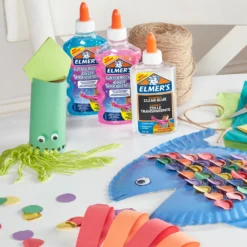 Elmer’s Glitzer-Slime-Set | Mit Glitzerkleber In Violett & Blau + 2 Flaschen Magischer Schleim-Aktivator-Lösung | 4-teiliges Kit -Leifheit || Vileda || Wenko Verkaufsgeschäft 1ac0457481295118775ac7f20377fda4