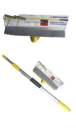 Dunlop Fensterabzieher: 2in1-Glas- & Fensterreiniger, Schwamm, Abzieher, Ausziehbar Bis 70 Cm (Scheibenabzieher) -Leifheit || Vileda || Wenko Verkaufsgeschäft 1ad8d9f867aa993f93d68ff71406e415