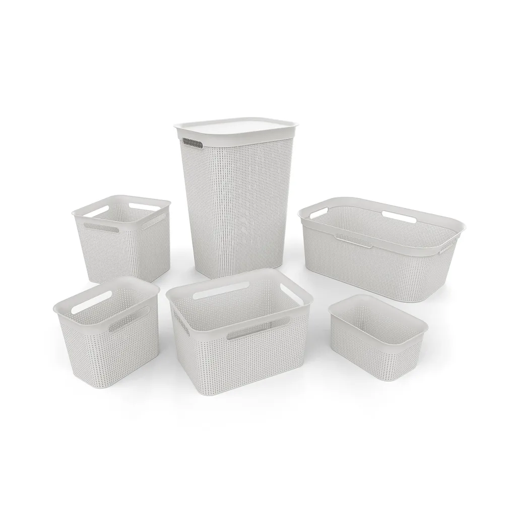 ROTHO Wäschekorb 41 L BRISEN, Farbe:Cappuccino 8 ROTHO Wäschekorb 41 L BRISEN, Farbe:Cappuccino – Bild 8