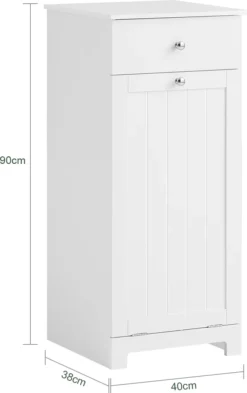 SoBuy BZR21-W Wäscheschrank Mit Ausklappbarem Wäschesack Wäschetruhe Wäschesammler Mit Schubladen Wäschekorb Badschrank Weiss -Leifheit || Vileda || Wenko Verkaufsgeschäft 1cf76c3216006605e98cc546e2abddf9