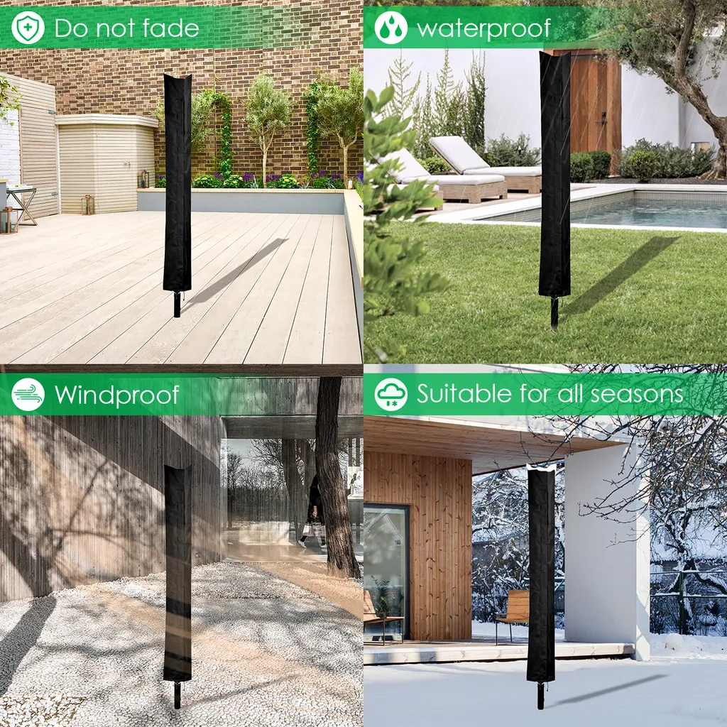 EINFEBEN Waeschespinne Wäschespinnen Schutzhuelle Waescheschirm Wasserdichte Wetterfest Stabilem Stoff Huelle Waeschespinne Fuer Waeschespinne Abdeckung Extrem Wasserabweisendes Und UV Schuetzendes Material(168 X 28cm) 4 EINFEBEN Waeschespinne Wäschespinnen Schutzhuelle Waescheschirm Wasserdichte Wetterfest Stabilem Stoff Huelle Waeschespinne Fuer Waeschespinne Abdeckung Extrem Wasserabweisendes Und UV Schuetzendes Material(168 X 28cm) – Bild 4