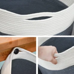 Ø39x30 Baumwoll Seilkorb 35L Aufbewahrungskorb Boho Wäschekorb Kinderzimmer Korb 13 Ø39x30 Baumwoll Seilkorb 35L Aufbewahrungskorb Boho Wäschekorb Kinderzimmer Korb -Leifheit || Vileda || Wenko Verkaufsgeschäft 1df7f14f6969a00a9b7d68fe0a39d0c3