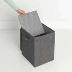 Brabantia Wäschekorbtasche 35 L Faltbar Schwarz -Leifheit || Vileda || Wenko Verkaufsgeschäft 20bda7b6d69fdc2053eebc2339c4b28a