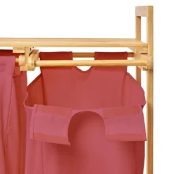 Lumaland Wäschekorb Aus Bambus, Mit 2 Wäschesäcken, 73x64x33 Cm Rosa -Leifheit || Vileda || Wenko Verkaufsgeschäft 211e277acf1f54f8f657487efdaf3d81