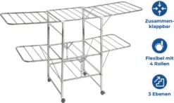 Wenko Wäschetrockner Edelstahl Mobil -Leifheit || Vileda || Wenko Verkaufsgeschäft 2227c71e853d20a87101e24e283de20d