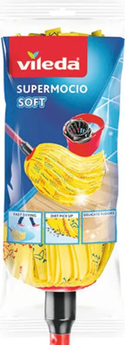 Vileda Ersatzmop SuperMocio Soft +30%MF, Gelb -Leifheit || Vileda || Wenko Verkaufsgeschäft 22bcdb7ddf186079d255e03d20fbab25