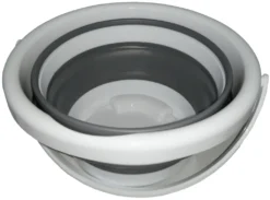 5L Falteimer Campingeimer Wassereimer Grau Weiß Womo Wowa -Leifheit || Vileda || Wenko Verkaufsgeschäft 237c43afd93a2f5189bbc20cb9fcc7c4