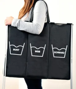 Kesper Wäschesammler Mit Dreifacher Einteilung, Trio, Schwarz 19590 21 Kesper Wäschesammler Mit Dreifacher Einteilung, Trio, Schwarz 19590 -Leifheit || Vileda || Wenko Verkaufsgeschäft 24dc0157c668b7cb03a27677376450f2