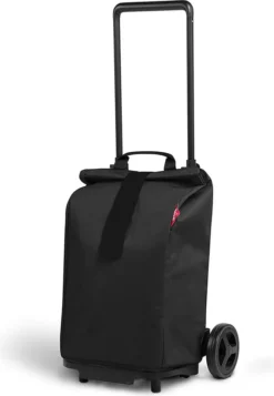 Gimi Einkaufstrolley Sprinter Aus Stahl/Kunststoff/Polyester In Farbe Schwarz, 50 L, Tragkraft 30 Kg